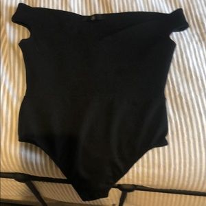 Off the shoulder body suit